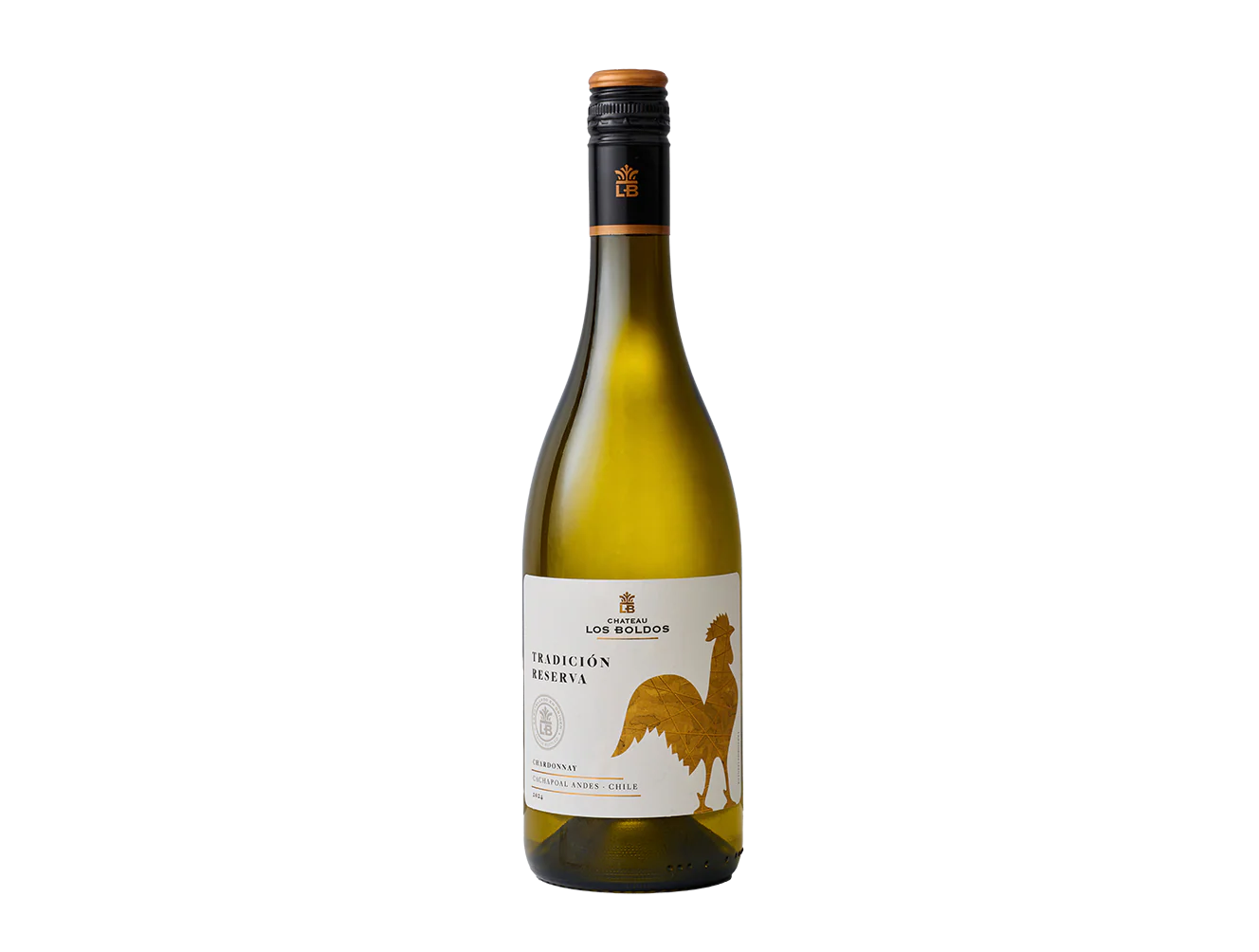 2024 `Tradición Reserva` Cachapoal Valley Chardonnay, Château Los Boldos, Cachapoal Andes, Chile, ABV 12.5%