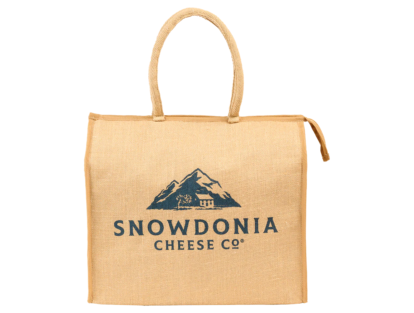 Insulated Jute Picnic Cool Bag - Image 3
